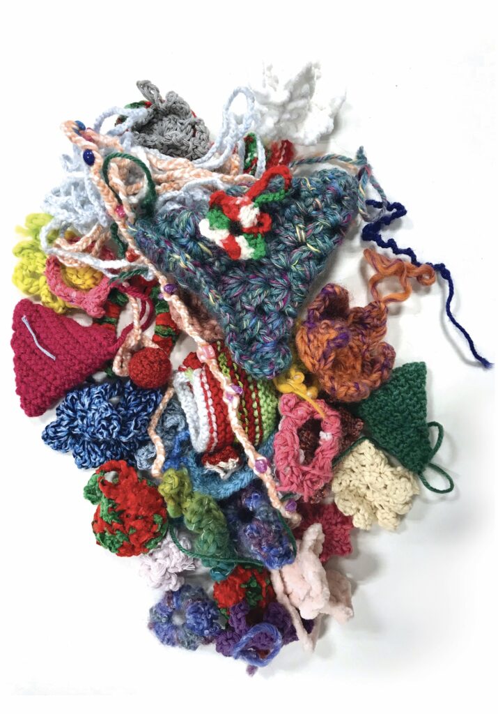 Gehäkelter Baumschmuck